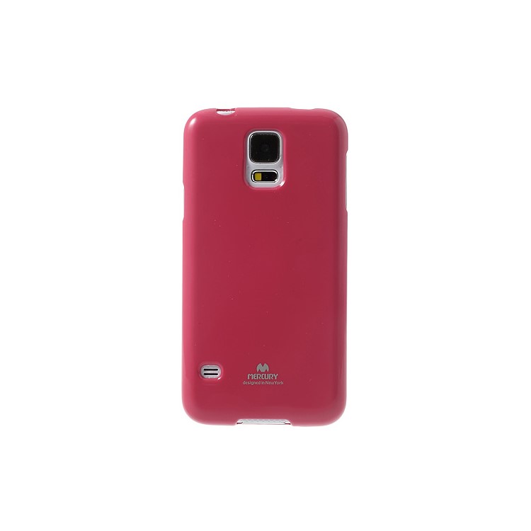 Rose Mercury Shimmering Powder TPU Shell for Samsung Galaxy S5 G900-2