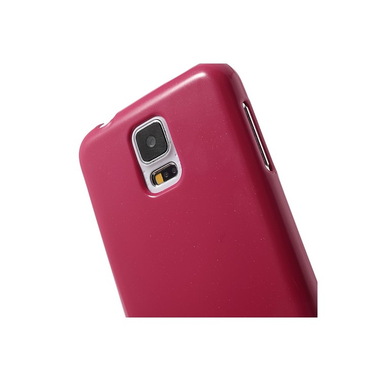 Rose Mercury Shimmering Powder TPU Shell for Samsung Galaxy S5 G900-6