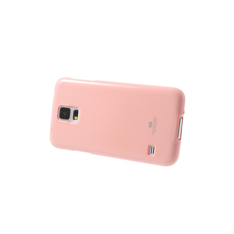 Pink Mercury Shimmering Powder TPU Case Shell for Samsung Galaxy S5 G900-3