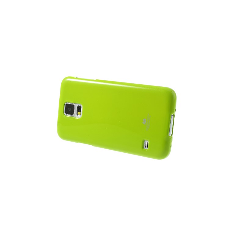 Green Mercury Shimmering Powder TPU Gel Cover for Samsung Galaxy S5 G900-3