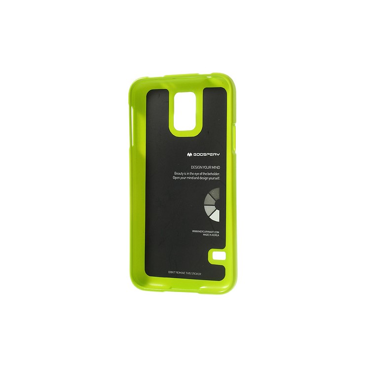 Green Mercury Shimmering Powder TPU Gel Cover for Samsung Galaxy S5 G900-4