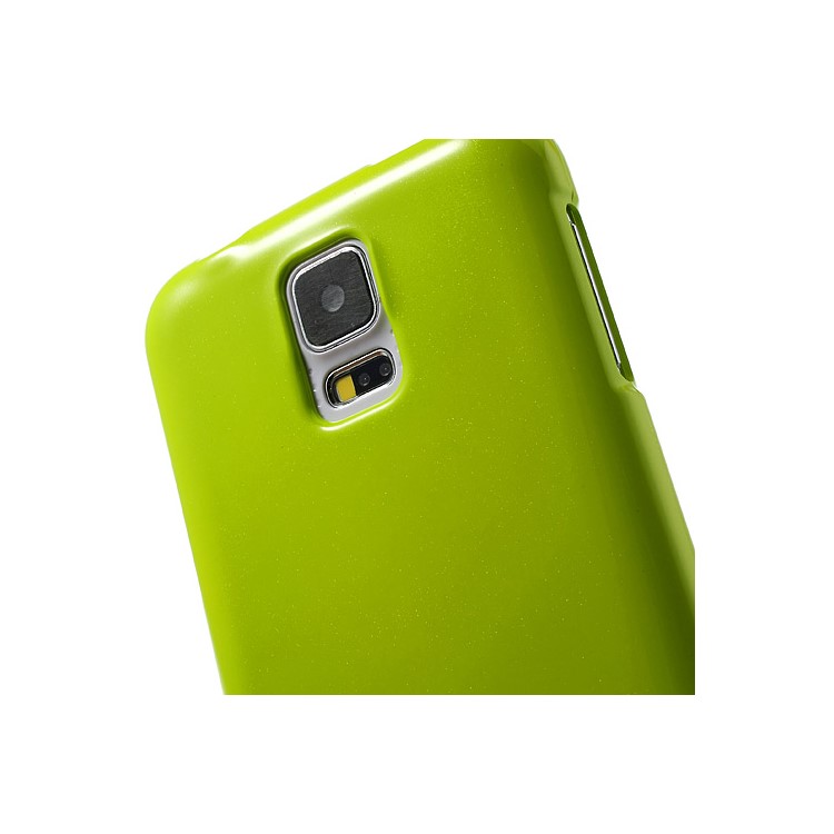 Green Mercury Shimmering Powder TPU Gel Cover for Samsung Galaxy S5 G900-5