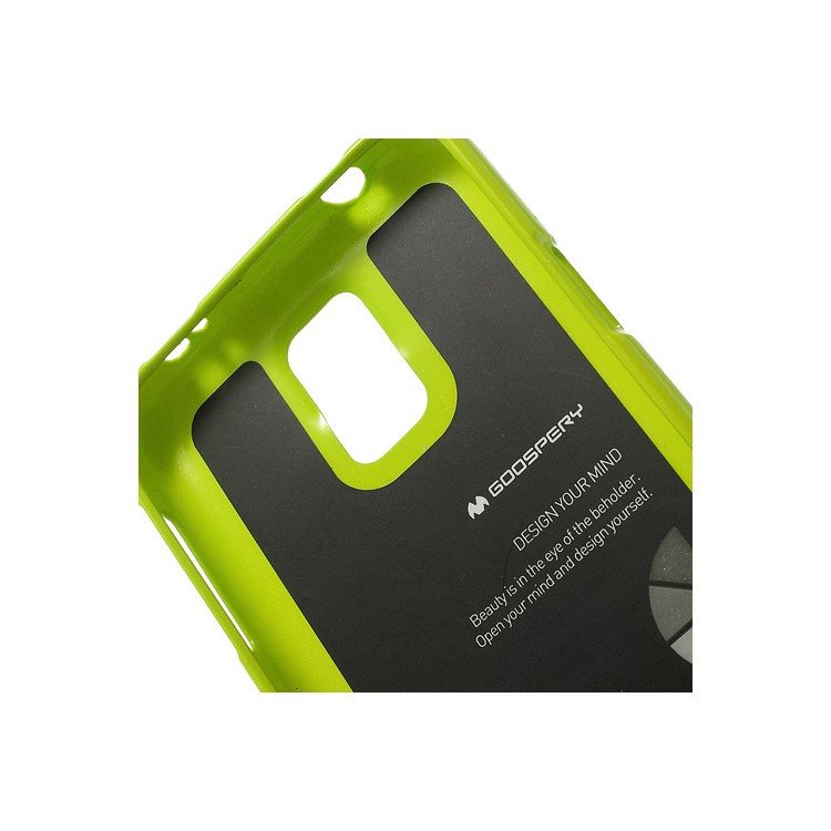 Green Mercury Shimmering Powder TPU Gel Cover for Samsung Galaxy S5 G900-7