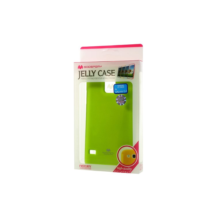 Green Mercury Shimmering Powder TPU Gel Cover for Samsung Galaxy S5 G900-8