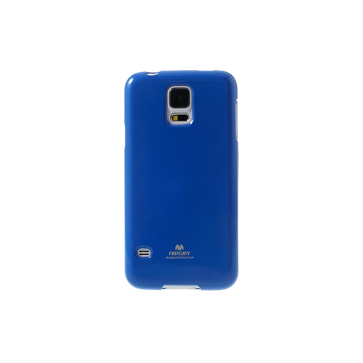 Dark Blue Mercury Shimmering Powder TPU Back Case for Samsung Galaxy S5 G900-2