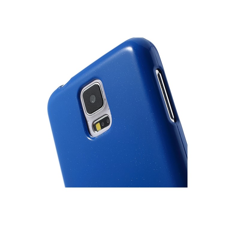 Dark Blue Mercury Shimmering Powder TPU Back Case for Samsung Galaxy S5 G900-6