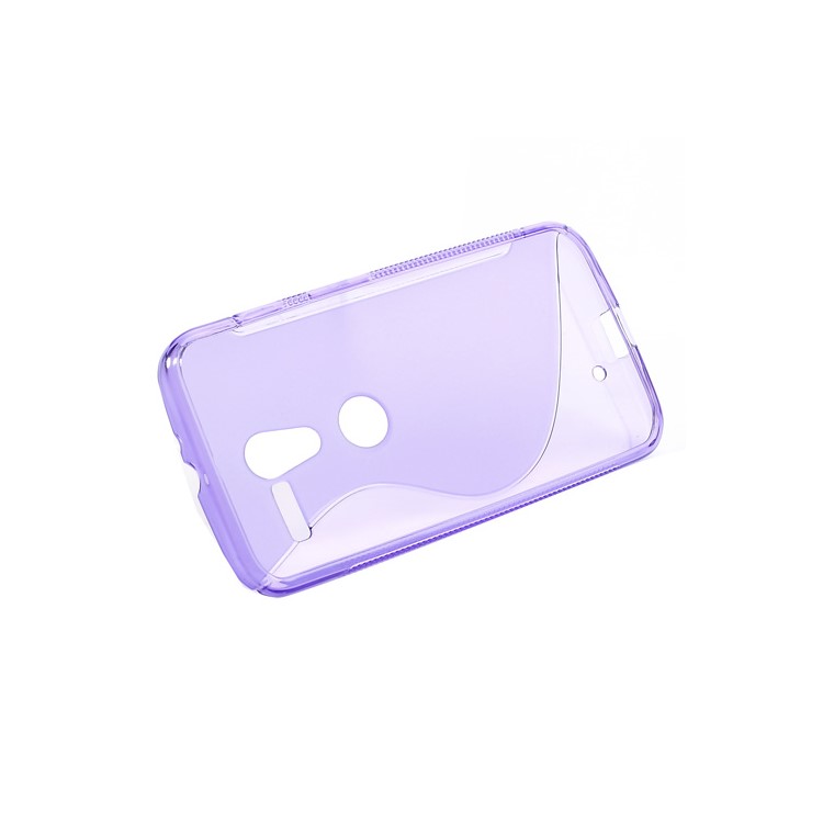Purple S-Curve TPU Case for Motorola Moto X XT1060 XT1058 XT1055 XT1056-2