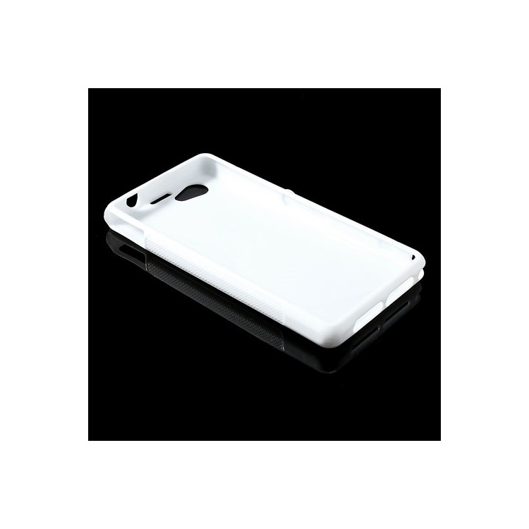 White S-Line Wave TPU Case for Sony Xperia Z1 Mini Compact D5503-3