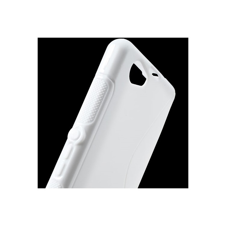 White S-Line Wave TPU Case for Sony Xperia Z1 Mini Compact D5503-4