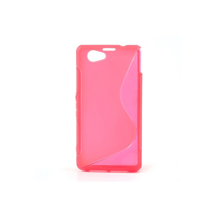 Rose S-Line Wave Gel Cover for Sony Xperia Z1 Mini Compact D5503-1