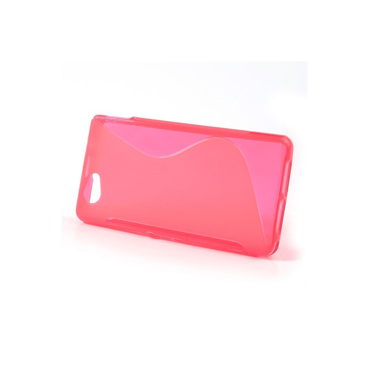 Rose S-Line Wave Gel Cover for Sony Xperia Z1 Mini Compact D5503-2