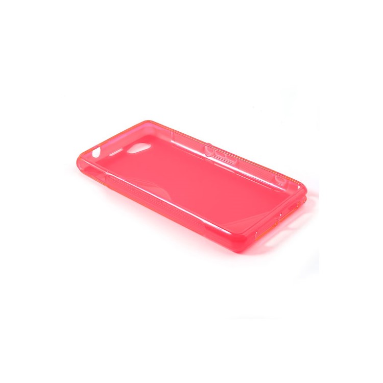 Rose S-Line Wave Gel Cover for Sony Xperia Z1 Mini Compact D5503-3