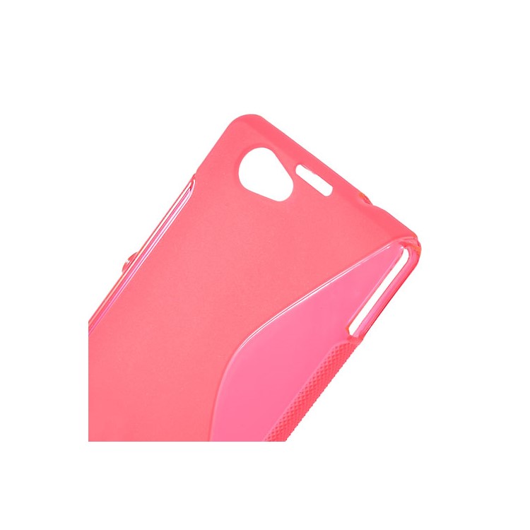 Rose S-Line Wave Gel Cover for Sony Xperia Z1 Mini Compact D5503-5