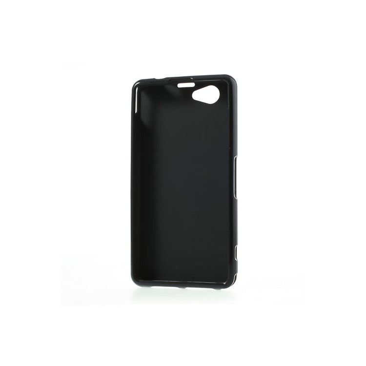 Black Matte TPU Gel Case for Sony Xperia Z1 Mini Compact D5503-3
