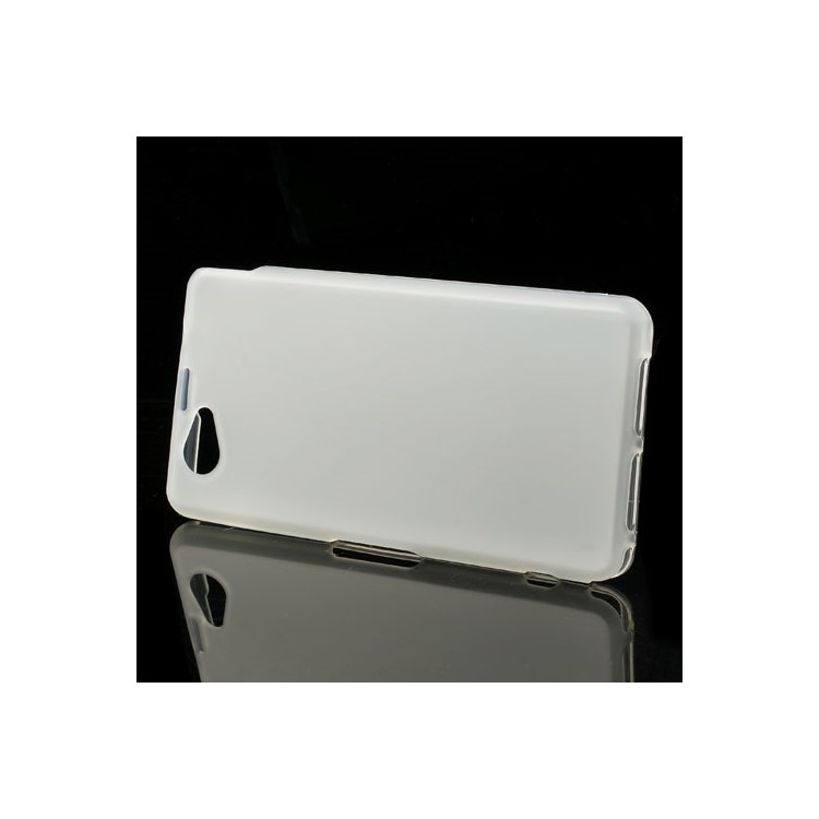 Transparent Matte Soft TPU Skin Case for Sony Xperia Z1 Compact D5503-2