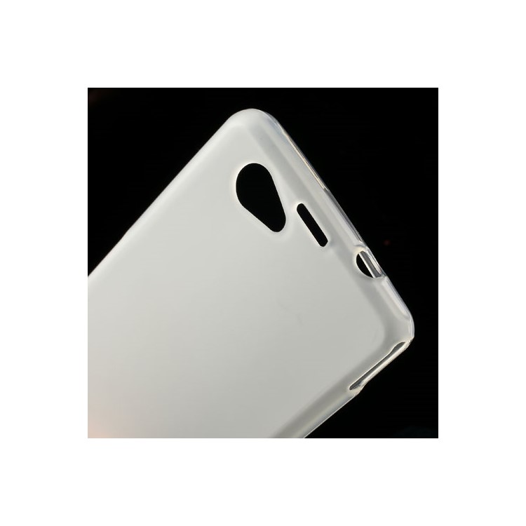 Transparent Matte Soft TPU Skin Case for Sony Xperia Z1 Compact D5503-4