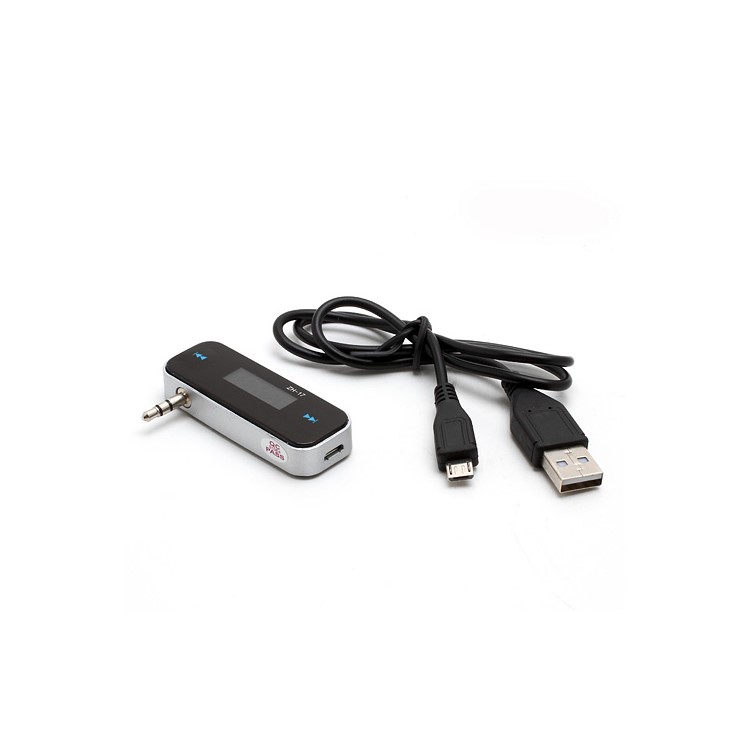 3.5mm Jack In-car Handsfree FM Transmitter for iPhone iPod Samsung Sony etc-4