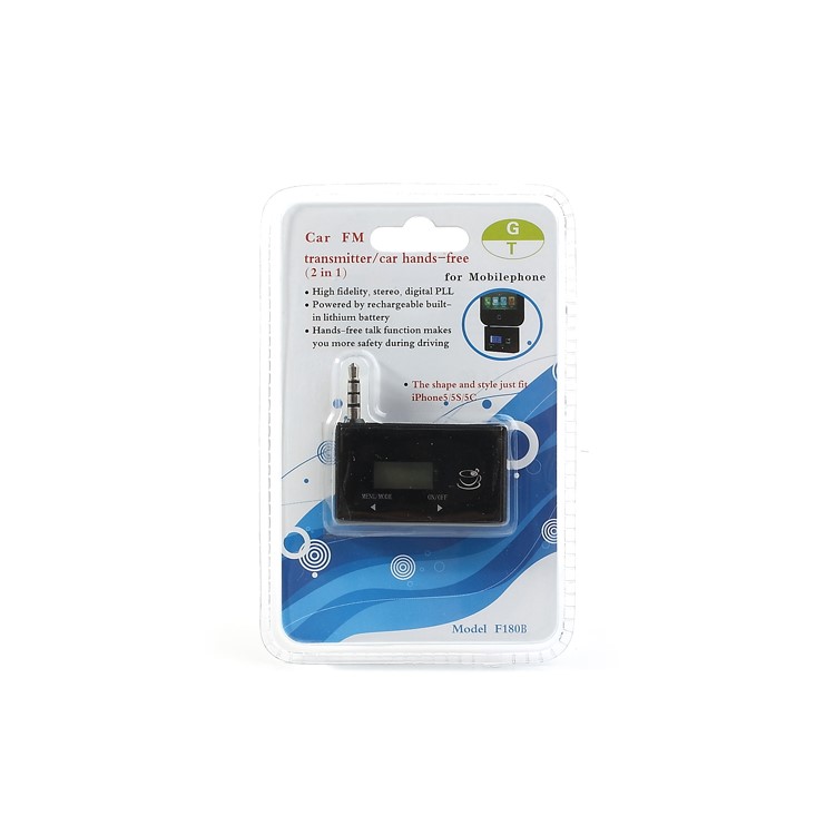 3.5mm Wireless Car FM radio Transmitter + Hands-free for iPhone iPod Samsung Sony etc - Black-6