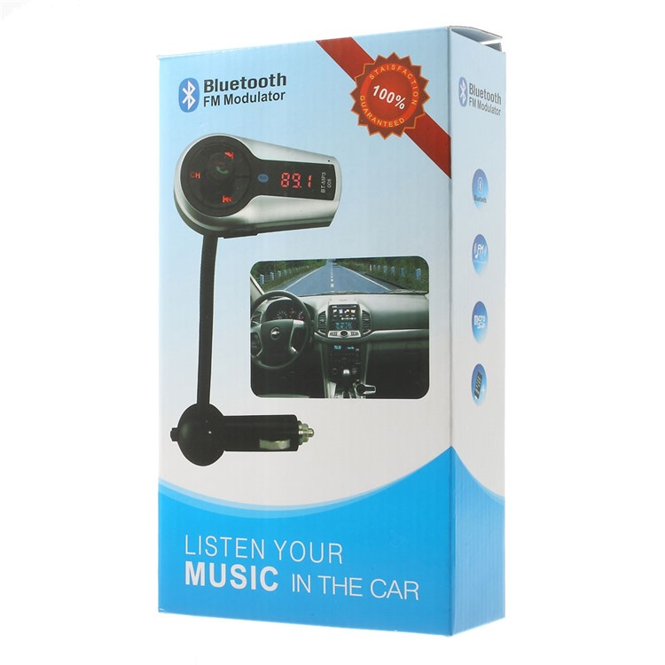 Bluetooth FM Transmitter Hands-free MP3 Player Car Kit w/ Remote Controllers-11