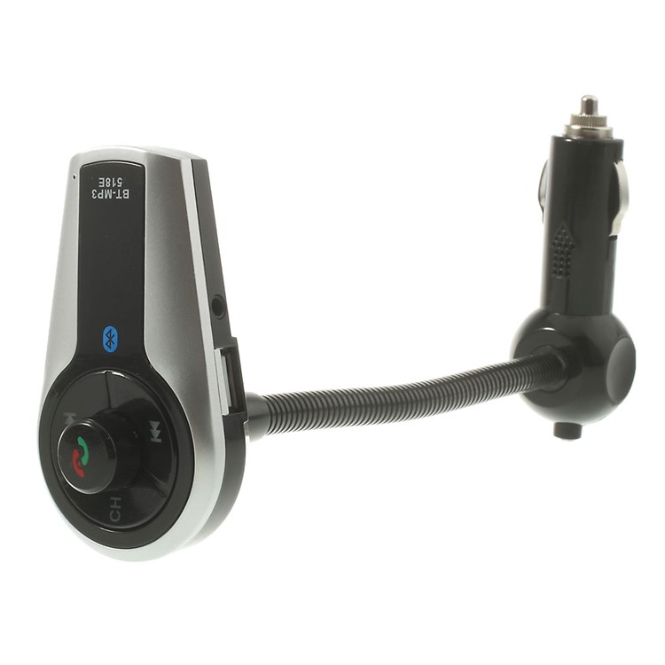Bluetooth FM Transmitter Hands-free MP3 Player Car Kit w/ Remote Controllers-3