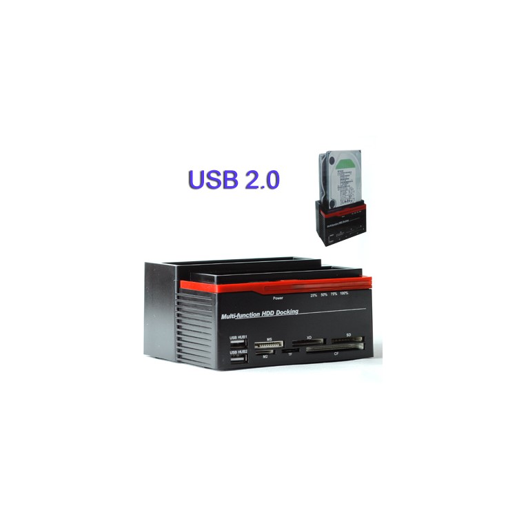All in 1 Multi-function SATA & IDE HDD Docking with Card Reader-1