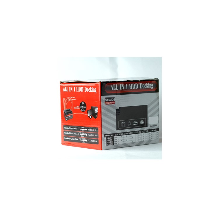 All in 1 Multi-function SATA & IDE HDD Docking with Card Reader-11