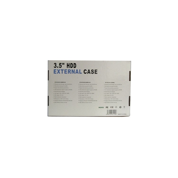 HDDC-301, 3.5" HDD External Case(SATA / IDE)-6
