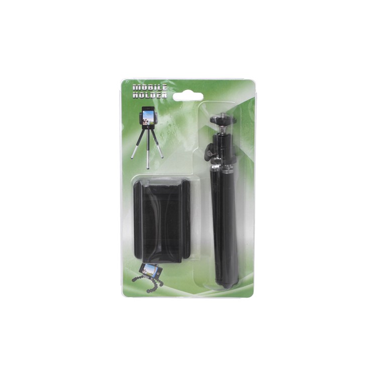 Retractable Cell Phone Stand Tripod Holder for iPhone Samsung HTC etc-5
