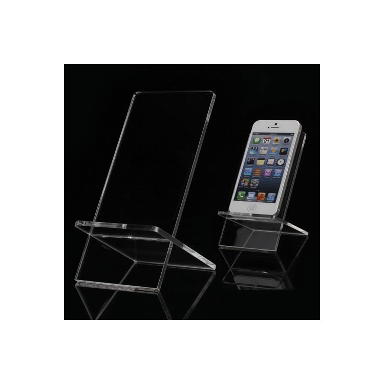 Transparent Display Stand Holder Bracket for iPhone 5 Samsung i9300 Galaxy S3 HTC Windows Phone 8X MP3 MP4 etc-1