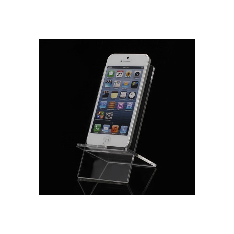 Transparent Display Stand Holder Bracket for iPhone 5 Samsung i9300 Galaxy S3 HTC Windows Phone 8X MP3 MP4 etc-2
