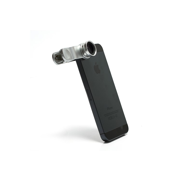 Universal Clip 3 in 1 Fisheye-lens & Wide-angle & Macro Lens Kit for iPhone / iPad / Samsung / HTC / LG Phone - Silver-2
