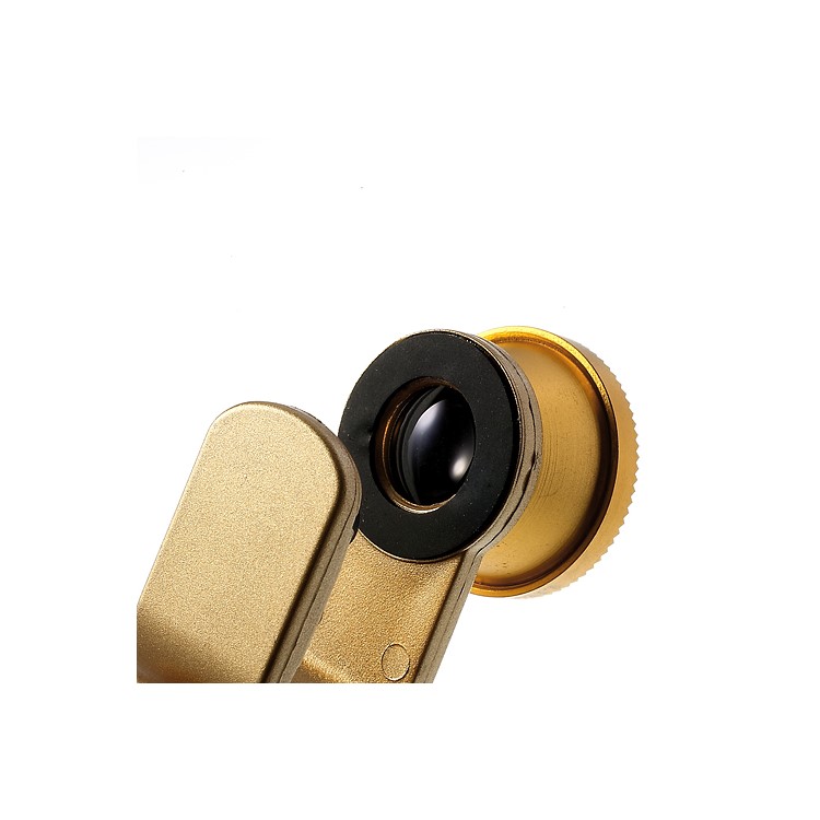 Universal Clip 3 in 1 Fisheye-lens & Wide-angle & Macro Lens Kit for iPhone / iPad / Samsung / HTC / LG Phone - Gold-6