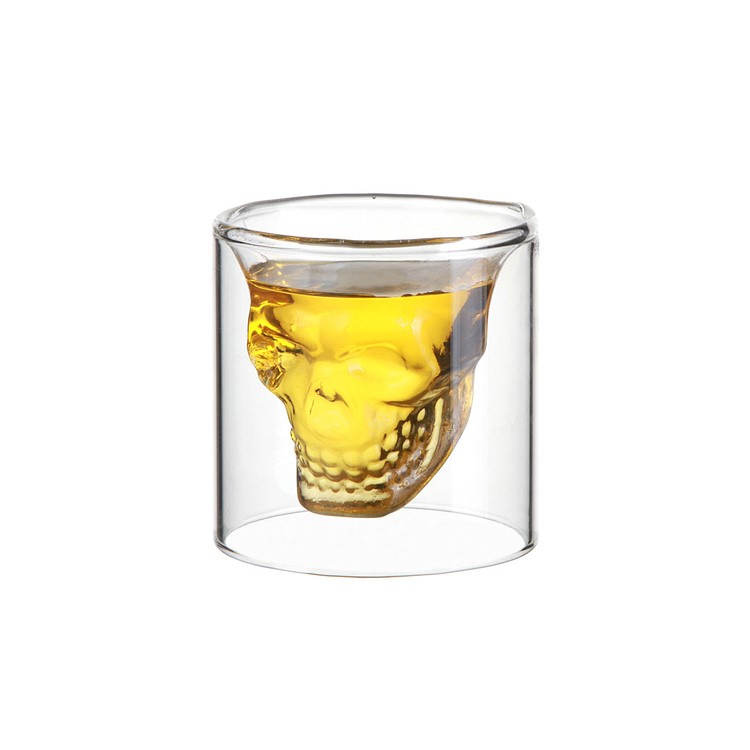 Innovative Crystal Shot Human Skeleton Skull Vodka Cup-1