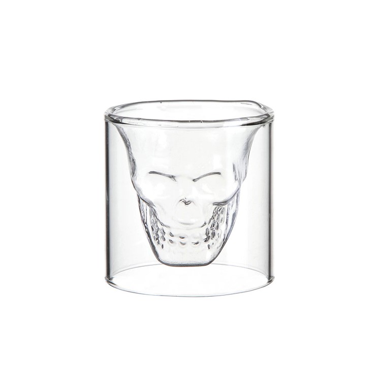 Innovative Crystal Shot Human Skeleton Skull Vodka Cup-4