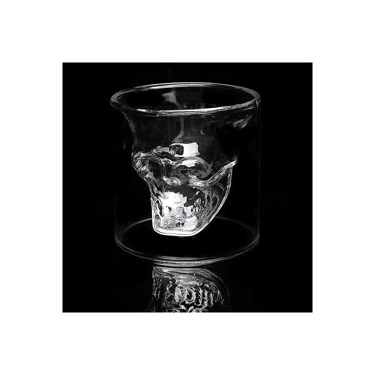 Innovative Crystal Shot Human Skeleton Skull Vodka Cup-5