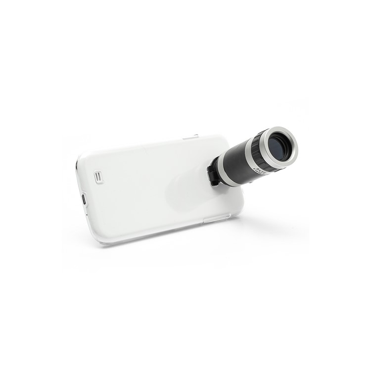8X Zoom Mobile Phone Telescope Camera Lens w/ Crystal Case for Samsung Galaxy S4 S IV i9500-2