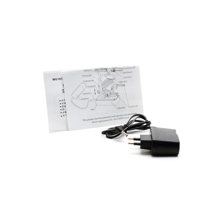 5 LED Illuminated Magnifier w/ Stand Auxiliary Tool for Electronics Welding Soldering-8