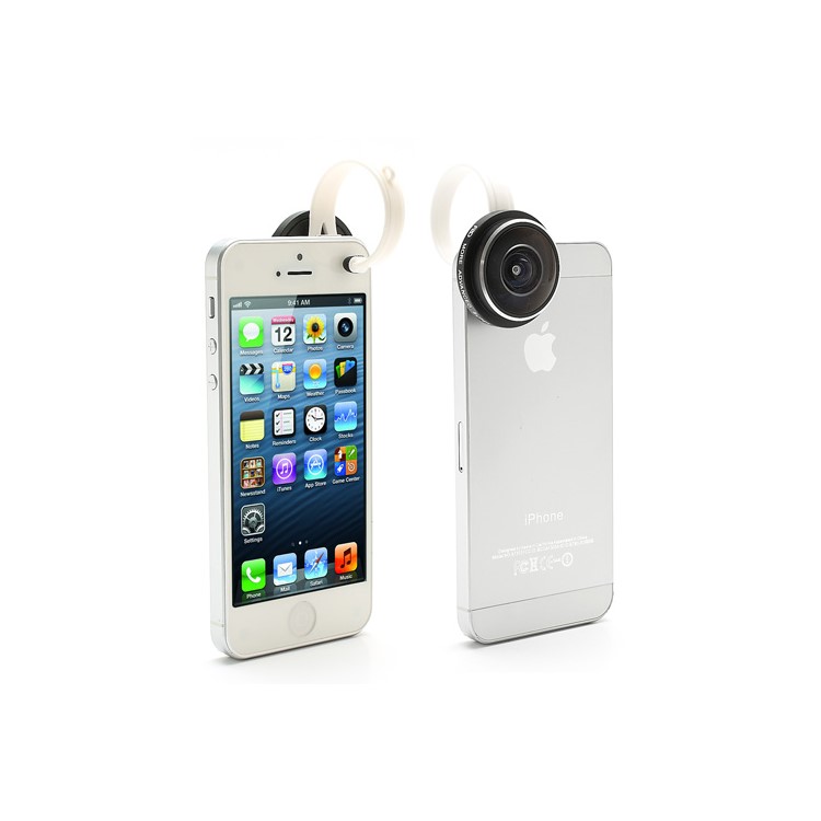 Super 235 Degree Detachable Clip Fish Eye Lens for iPhone 5 5c 5s iPad Samsung HTC Sony-1