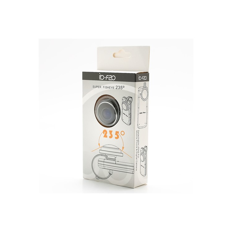 Super 235 Degree Detachable Clip Fish Eye Lens for iPhone 5 5c 5s iPad Samsung HTC Sony-7