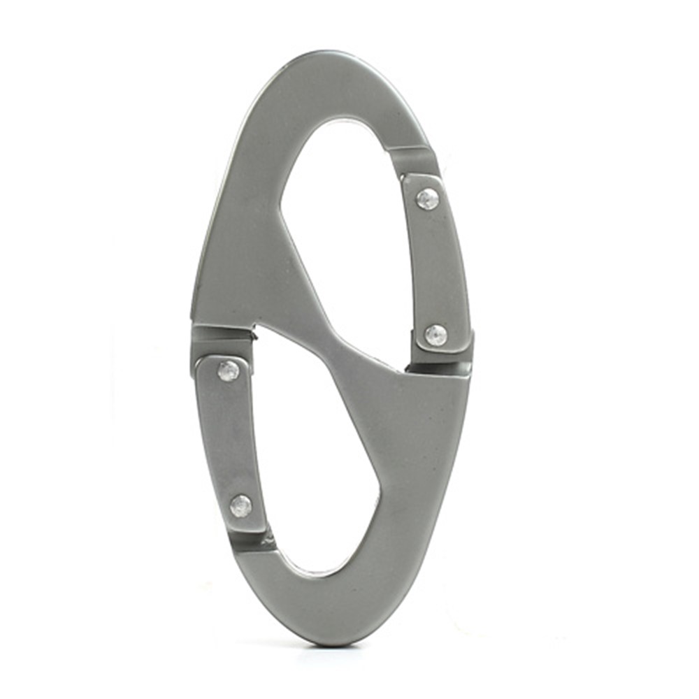 S-type Ring 8-type Biner Carabiner Aluminum Alloy Key Chain Backpack Buckle-2