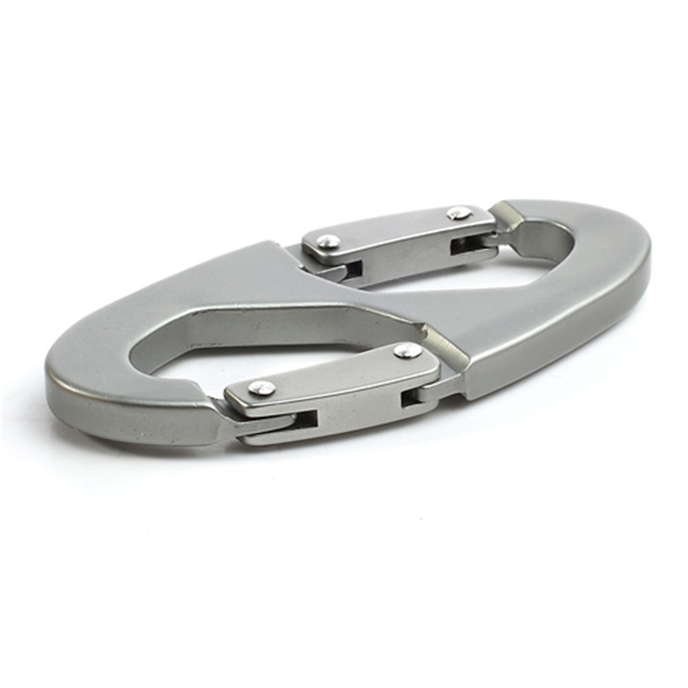 S-type Ring 8-type Biner Carabiner Aluminum Alloy Key Chain Backpack Buckle-3