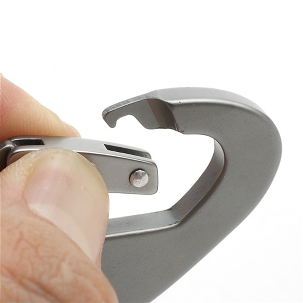 S-type Ring 8-type Biner Carabiner Aluminum Alloy Key Chain Backpack Buckle-4