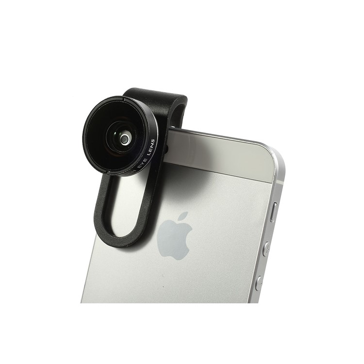Skina CP-16 Clip-on 160 Degree Fish-eye Lens for iPhone iPad Samsung HTC Sony Etc-1