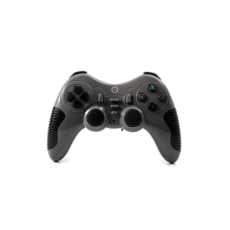 JITE CX-506 2.4G Wireless Dual Shock USB PC Controller Game Pad Joystick for Sony PS2 PS3 - Grey-2