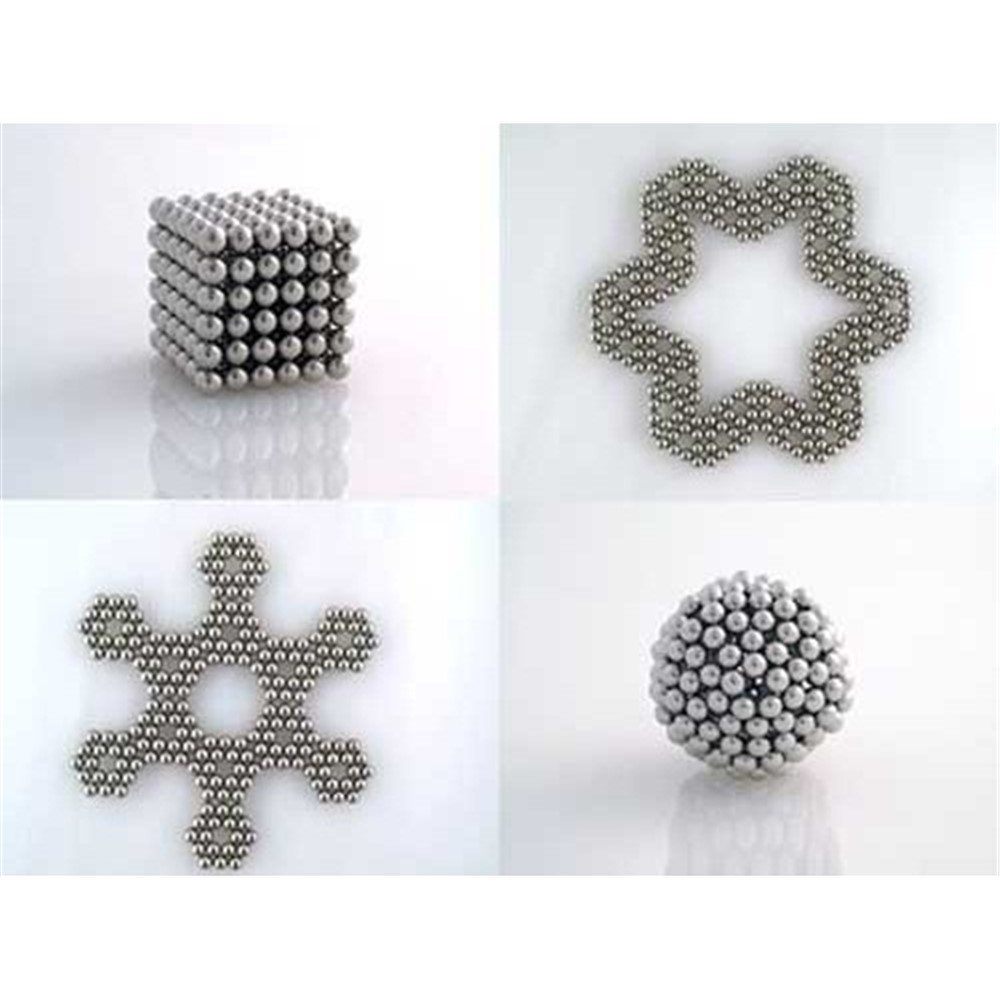 3mm 216Balls/Set Sliver Magnetic Balls BuckyBalls DIY Toy Neodymium Magnet Spheres Neo Cube-2