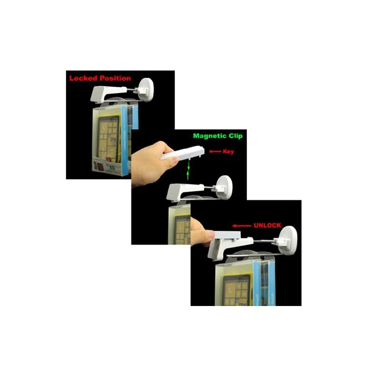 10Pcs/Lot Anti-theft Security Retail Store Display Hook, Size: 26 x 4.7 x 3.4cm-6