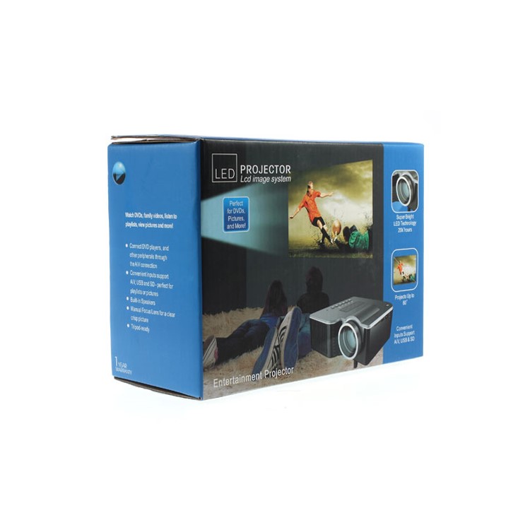 Mini Multimedia Home LED Projector Theater with HDMI / SD / USB / AV / VGA Port - Black-13