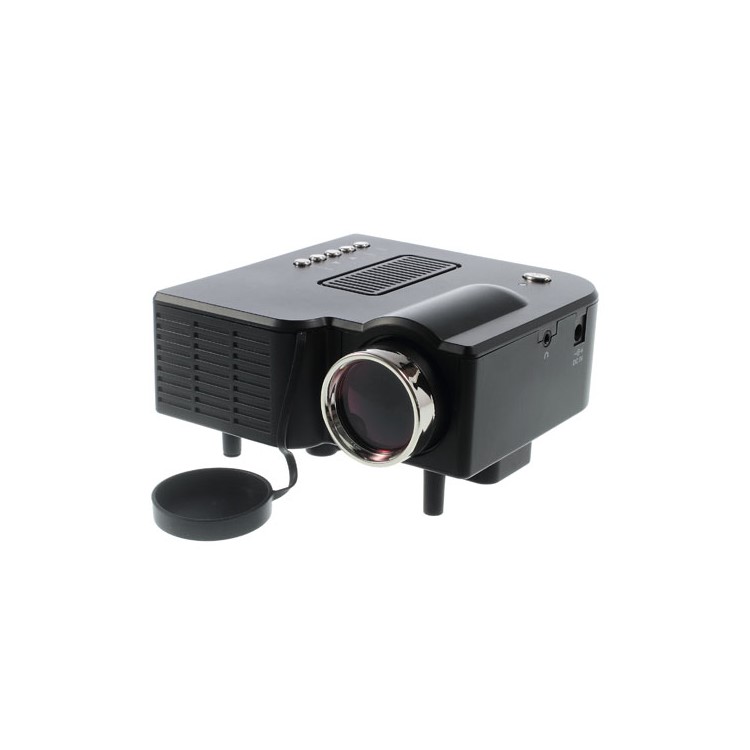 Mini Multimedia Home LED Projector Theater with HDMI / SD / USB / AV / VGA Port - Black-2