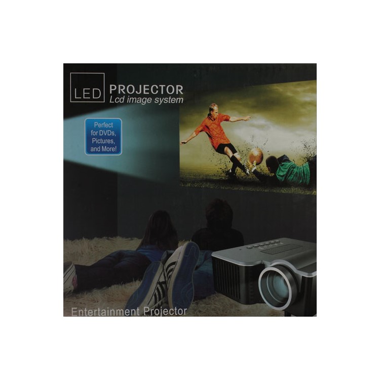 Mini Multimedia Home LED Projector Theater with HDMI / SD / USB / AV / VGA Port - Black-4