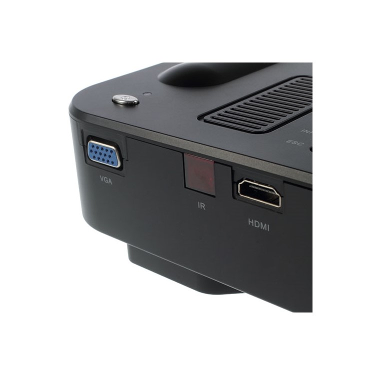 Mini Multimedia Home LED Projector Theater with HDMI / SD / USB / AV / VGA Port - Black-8